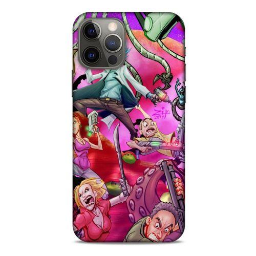Apple iPhone 12 Pro Uyumlu Kılıf Rick And Morty (43) Thin Fit Kılıf Jerry C-500A