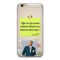 Apple iPhone 6 6s Kılıf Caps Atatürk Arka Kapak Koruma Desenli Full Koruyucu