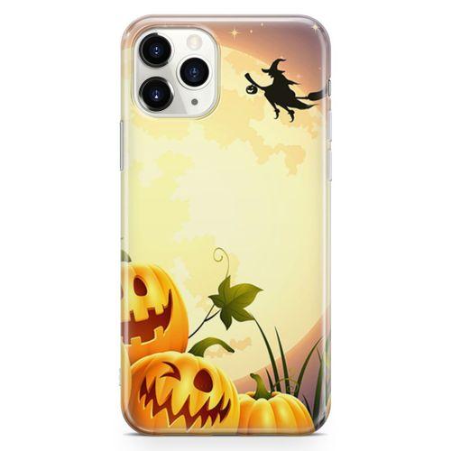 Apple iPhone 11 Pro Max Kılıf Cadı Balkabakları Arka Kapak Koruma Desenli Full Koruyucu