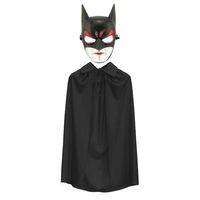 Batman Maskesi Catwoman Ve Batman Pelerini Siyah Set