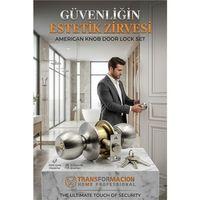 Topuzlu Kilit Amerikan Kapı Kilit Buton Set 426576