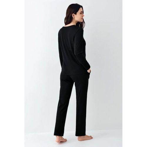 Pierre Cardin 9116-s Kadın Önü Düğmeli  Pijama Takımı