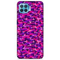 Oppo Reno 4 Lite Uyumlu Kılıf Mor Delisi (26) Tpu Silikon Kılıf Kamuflaj