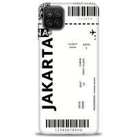 Samsung Galaxy A12 Kılıf HD Baskılı Kılıf - Jakarta + Tam Ekran Koruyucu