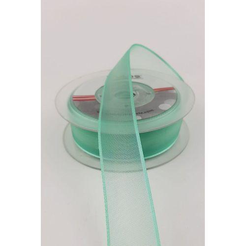 Su Yeşili Düz Şifon Kurdele 2,5 cm 20 mt