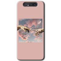 Samsung Galaxy A80 Kılıf Baskılı Kapak - Tutunamayanlar + 5D Tam Kaplayan Cam