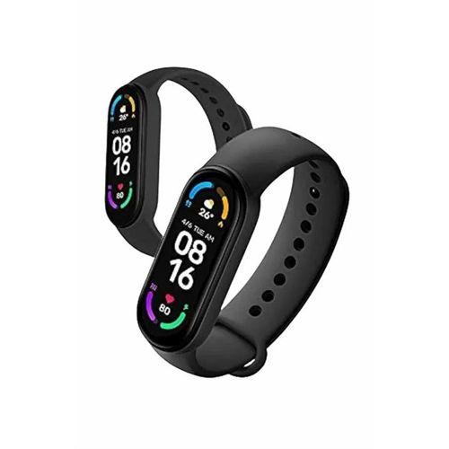 M6 Akıllı Bileklik Siyah Adımsayar Spor Takibi Android Ve İos Uyumlu