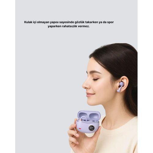 Kulak Arkası Klipsli Bluetooth Kulaklık Yxg10 Silikon Malzemeli Ergonomik