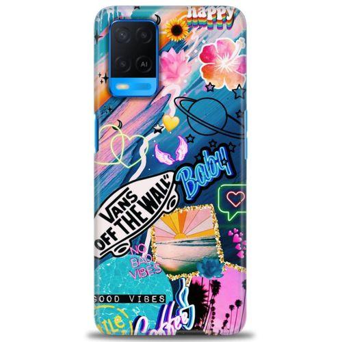 Oppo A54 Kılıf HD Baskılı Kılıf - Happy Vans + Tam Ekran Koruyucu