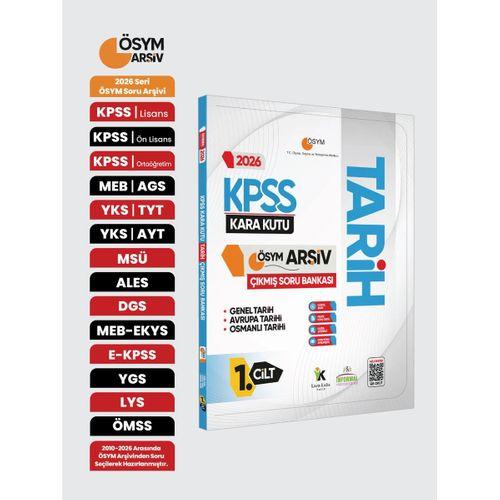 2026 KPSS Tarihin Kara Kutusu 1 Cilt ÖSYM Çıkmış Soru Havuzu Bankası Konu Özetli Dijital Çözümlü