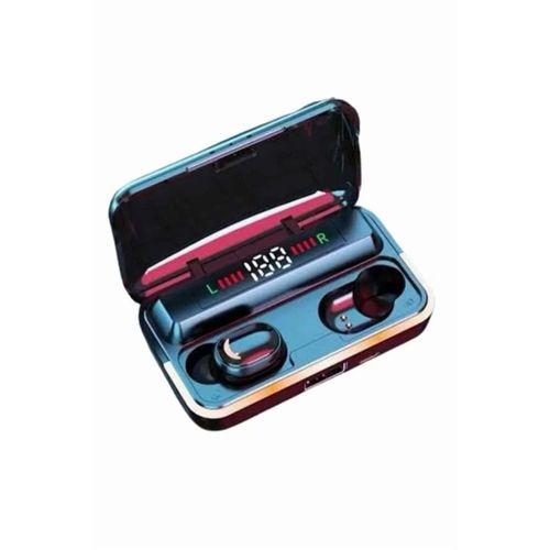 Bluetooth Kulaklık Dijital Şarj Göstergeli Powerbankli Bass Özellikli Kablosuz Kulakiçi 5.1 Mikrofonlu