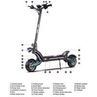 Elektrikli Scooter 2000w Amortisörlü Fırtına Sway