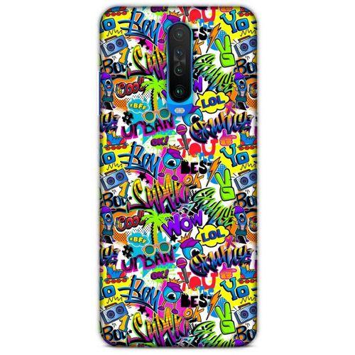 Graffitix (22) Desenli Silikon Kapak Xiaomi Redmi K30 5G Kılıf