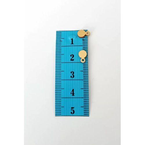 Oya Abiye Bileklik Kolye Pleksi Metalik Plastik Pul Altın Renk 8 gram 150 adet - BNC497