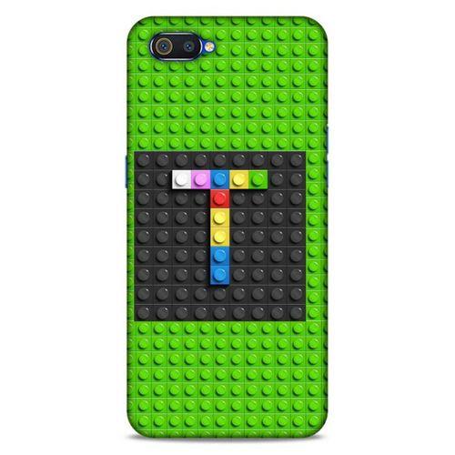 Lopard Oppo Realme C2 Uyumlu Kılıf BloX (32) Soft Silikon Kılıf T Harfi