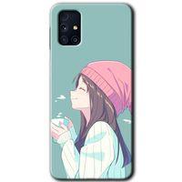 Galaxy M31s Kılıf HD Desen Baskılı Arka Kapak - Happy Girl