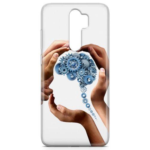 Xiaomi Redmi Note 8 Pro Kılıf Beyin Makinesi Arka Kapak Koruma Desenli Full Koruyucu