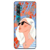 Lopard Xiaomi Mi Cc9 Pro Uyumlu Kılıf Sürreal Yüzler ♀ (13) Silikon Kap Baskılı