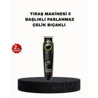 5’i 1 Arada Erkek Bakım Seti Şarjlı Suya Dayanıklı Çok Fonksiyonlu