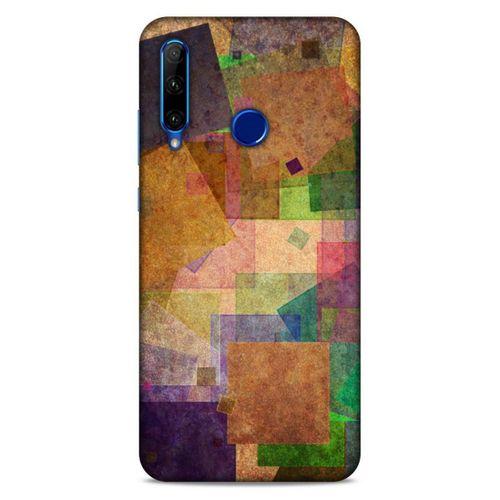 Lopard Huawei Y6P Uyumlu Kılıf Soyut Sanat (37) Baskılı Silicone Cover