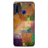 Lopard Huawei Y6P Uyumlu Kılıf Soyut Sanat (37) Baskılı Silicone Cover