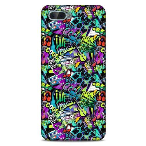 Graffitix (1) Desenli Silikon Kapak Oppo Rx17 Neo Kılıf