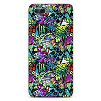 Graffitix (1) Desenli Silikon Kapak Oppo Rx17 Neo Kılıf