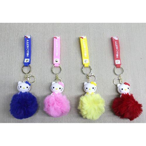 Ponponlu Hello Kitty Anahtarlık