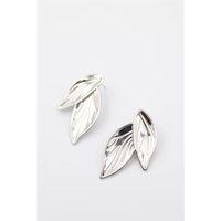 Yaprak Küpe - Gümüş