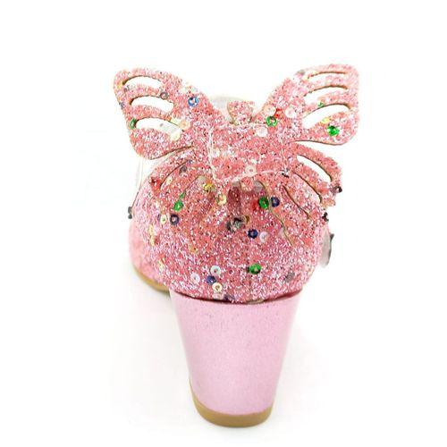 Mini Women Fuşya Kız Çocuk Topuklu Abiye Ayakkabı