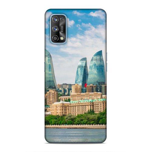 Realme 7 Pro Uyumlu Kılıf Azarbaijan (4) Koruma Kılıfı Alev Kuleleri
