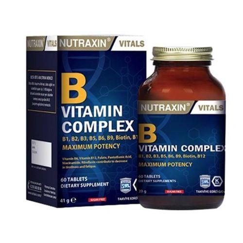 Nutraxin B Complex Vitamin 60 Kapsül