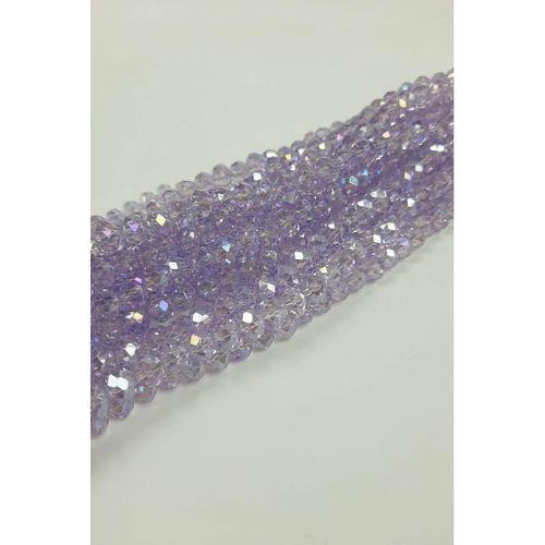 Lila Kristal Boncuk 8 mm