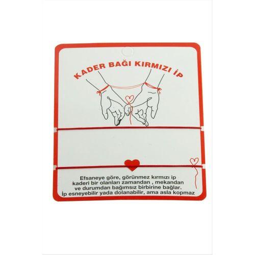 Kader Bağı Kırmızı İp Bileklik