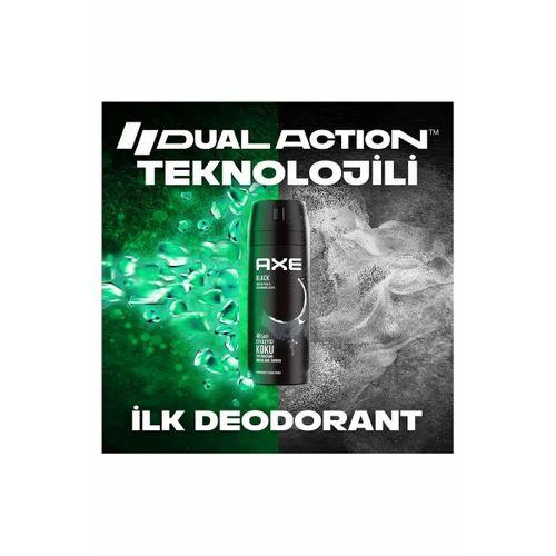 3 Adet Axe Erkek Deodorant  Bodyspray Black 48 Saat Etkileyici Koku Vücut Spreyi 150 ml