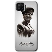 Potkal Hediye Fabrikası Oppo A73 Kılıf HD Desen Baskılı Arka Kapak - Mustafa Kemal Atatürk