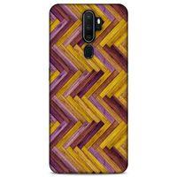 Lopard Oppo A9 2020 Uyumlu Kılıf Wood'X (35) Fit Design Kılıf Baskılı