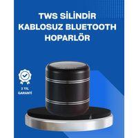 Taşınabilir Silindir Tasarım Bluetooth 5.0 Hoparlör Yüksek Bas Performanslı