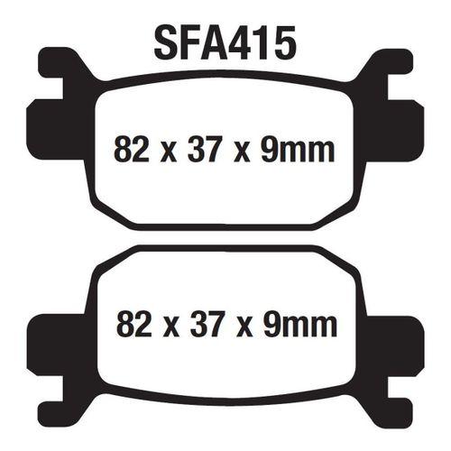 RKS Rks Arka Fren Disk Balatası Sfa415 Ask Newlight 125 Pro; Arora Max-T, Beatrix; Kanuni Seha
