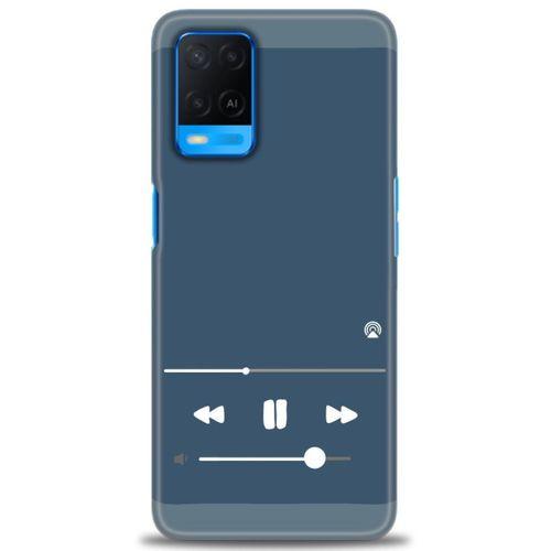 Oppo A54 Kılıf HD Baskılı Kılıf - Müzik Çalar + Tam Ekran Koruyucu