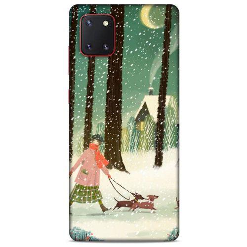 Samsung Galaxy Note 10 Lite Kılıf Snowix (39) Liquid Crystal Kılıf Karışık Renkli