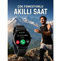 Akıllı Saat Çok Fonksiyonlu Sesli Görüşme Nfc Uyumlu Amoled Ekran