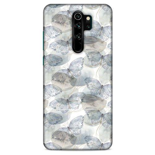 Xiaomi Redmi Note 8 Pro Kılıf Kelebek Etkisi (29) Arka Koruma Kılıfı Kırmızı Yeşil