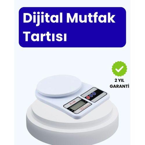 Dijital Mutfak Terazisi 10kg Kapasiteli 1g Hassasiyetli