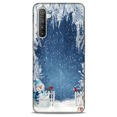 Oppo Realme XT Kılıf Snowix (6) Silikon Kılıf Açık Mavi