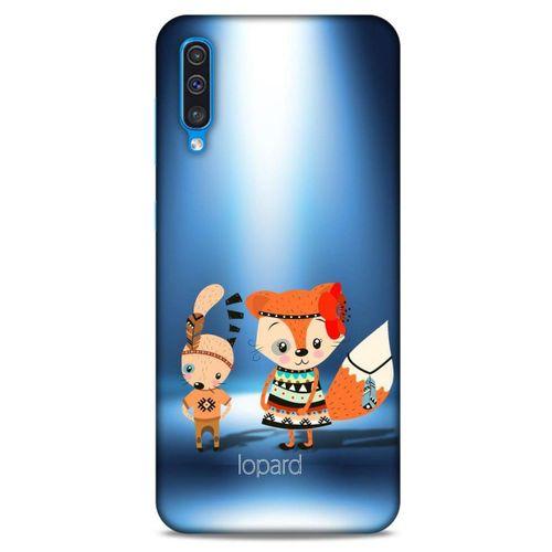 Samsung Galaxy A30s Kılıf FunnyMaX (1) Kılıfı Mavi Beyaz