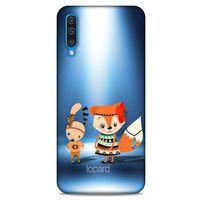 Samsung Galaxy A30s Kılıf FunnyMaX (1) Kılıfı Mavi Beyaz