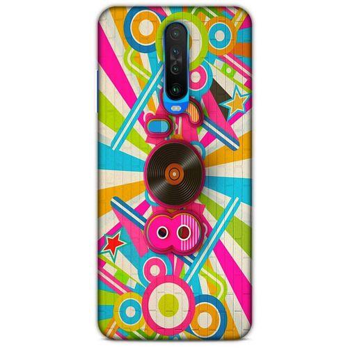 Retro (46) Desen Core Armor Kılıf Renkli Xiaomi Redmi K30 Kılıf