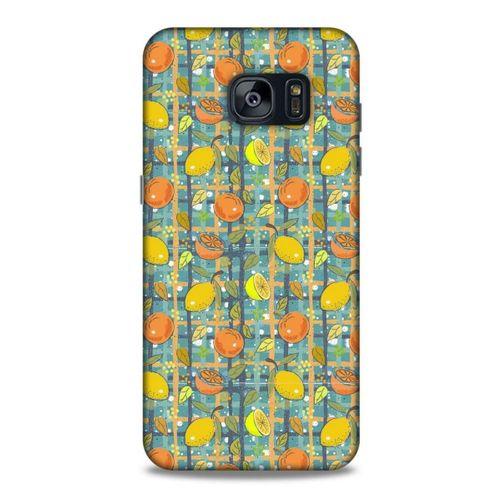 Frutix Turunç 06 Samsung Galaxy S7 Edge Kılıf Desenli Silikon