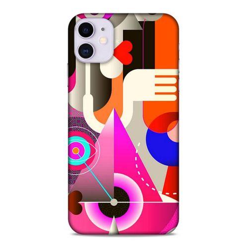 Lopard Apple Iphone 11 Uyumlu Kılıf Soyut Sanat (17) Baskılı Tasarım Kılıf